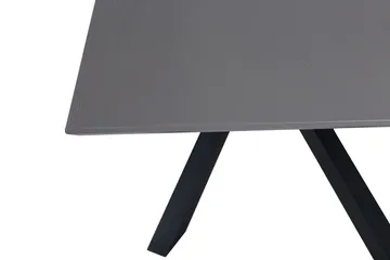 Piazza Rektangulärt Matbord 190 cm i Trä med Valnöts- och Metallutseende - Svart - Möbler - Bord & matgrupper - Matbord & köksbord