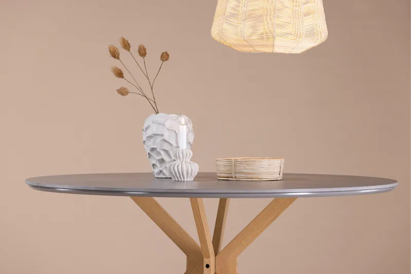 Piazza Runt Matbord 120 cm - Grå - Möbler - Bord & matgrupper - Matbord & köksbord