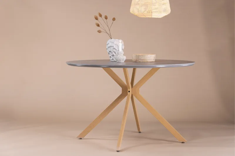 Piazza Runt Matbord 120 cm - Grå - Möbler - Bord & matgrupper - Matbord & köksbord