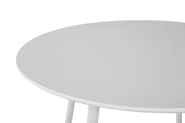 Plaza Litet Runt Matbord 100 cm i Målat Trä - Vit - Möbler - Bord & matgrupper - Matbord & köksbord