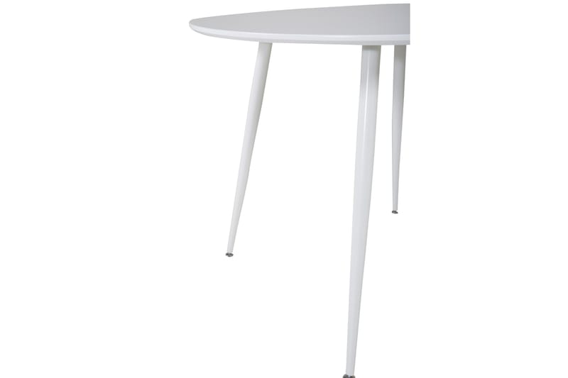 Plaza Litet Runt Matbord 100 cm i Målat Trä - Vit - Möbler - Bord & matgrupper - Matbord & köksbord