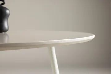 Plaza Runt Matbord 120 cm med Metallutseende - Beige - Möbler - Bord & matgrupper - Matbord & köksbord