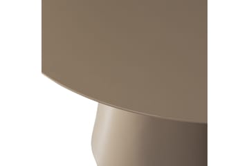 Prinka Runt Matbord 120 cm med Metallutseende - Beige - Möbler - Bord & matgrupper - Matbord & köksbord