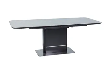 Psyri Förlängningsbart Matbord 160 cm - Keramik/Grå/Svart - Möbler - Bord & matgrupper - Matbord & köksbord