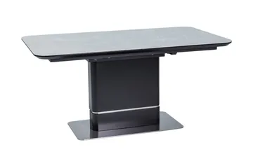 Psyri Förlängningsbart Matbord 160 cm - Keramik/Grå/Svart - Möbler - Bord & matgrupper - Matbord & köksbord