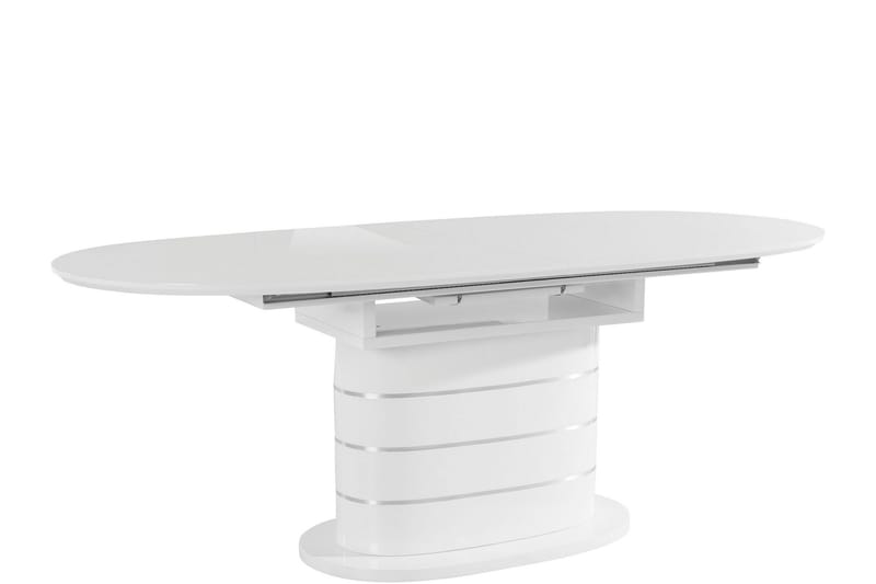Quimper Matbord Ovalt 200 cm - Vit - Matbord & köksbord