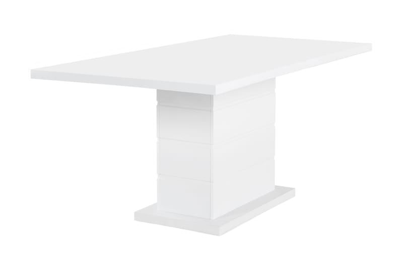 Ratliff Förlängningsbart Matbord 160 cm - Vit - Möbler - Bord & matgrupper - Matbord & köksbord