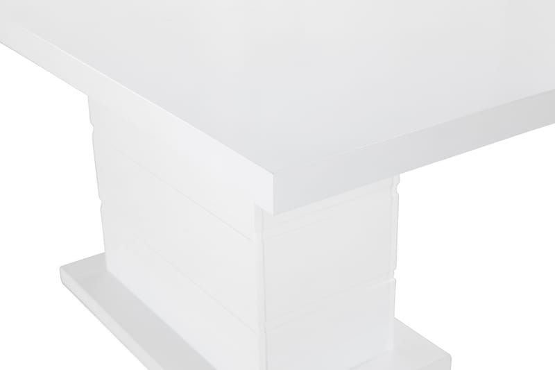 Ratliff Förlängningsbart Matbord 160 cm - Vit - Matbord & köksbord