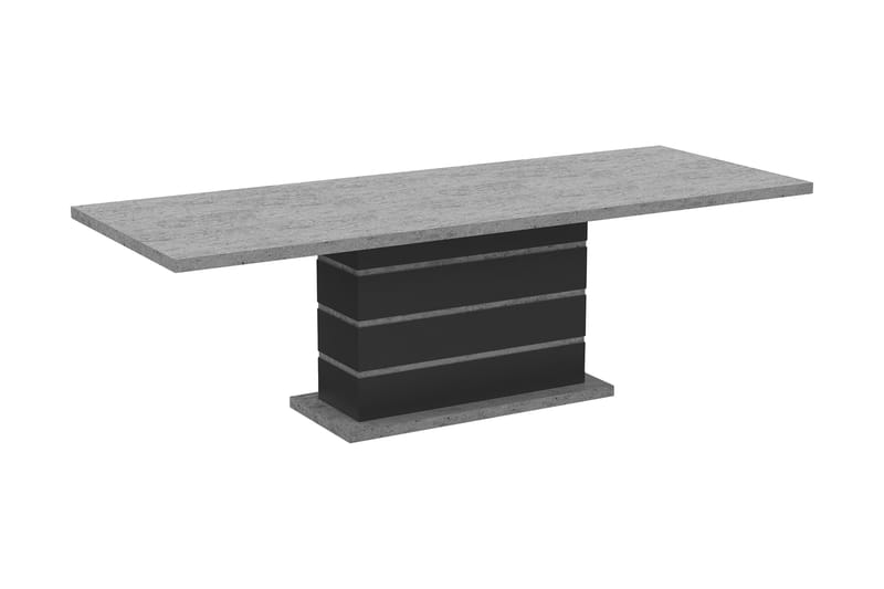 Ratliff Förlängningsbart Matbord 200/240 cm - Grå/Svart - Matbord & köksbord
