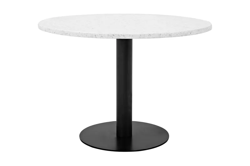 Razzia Matbord 106 cm, Vit/Svart
