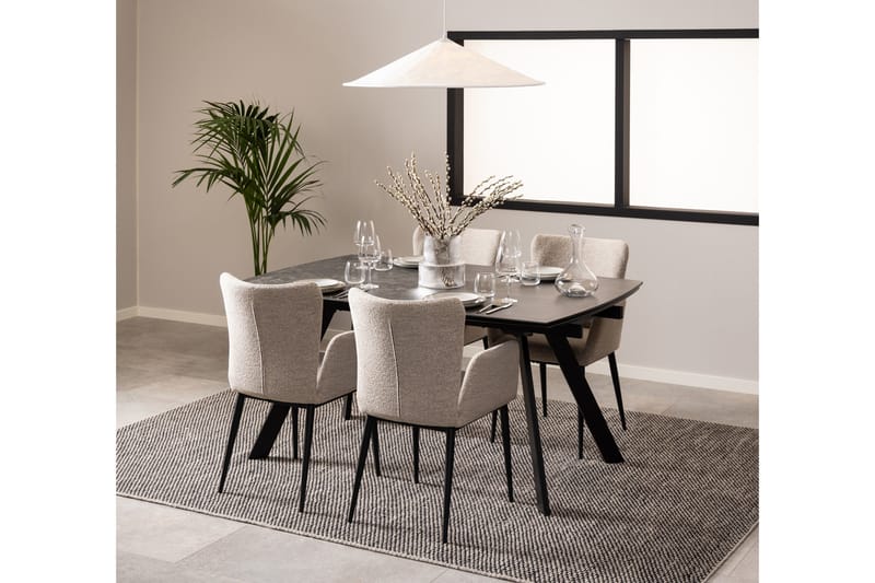 Renuka Matbord 240x97 cm - Svart - Möbler - Bord & matgrupper - Matbord & köksbord