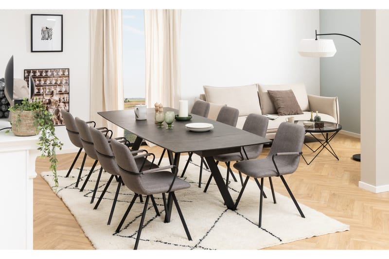 Renuka Matbord 240x97 cm - Svart - Möbler - Bord & matgrupper - Matbord & köksbord