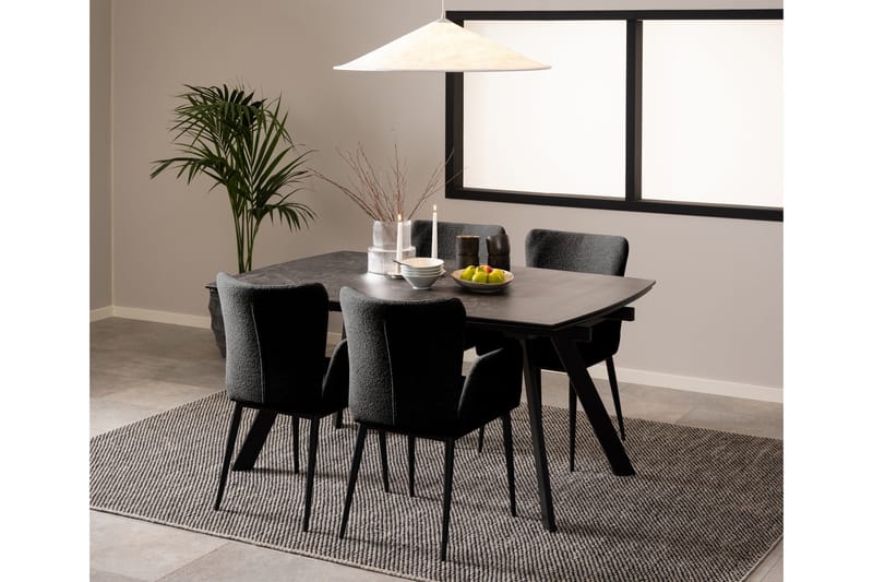Renuka Matbord 240x97 cm - Svart - Möbler - Bord & matgrupper - Matbord & köksbord
