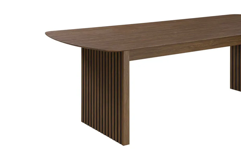 Richeto Matbord Rökt Ek 180 cm - Brun / Ribbad - Möbler - Bord & matgrupper - Matbord & köksbord