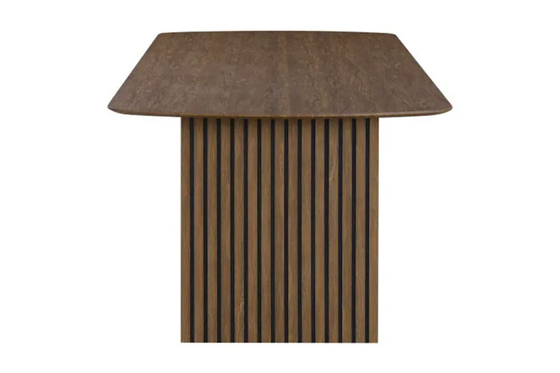 Richeto Matbord Rökt Ek 210 cm - Brun / Ribbad - Möbler - Bord & matgrupper - Matbord & köksbord