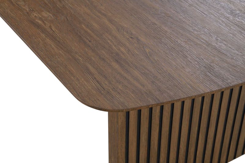 Richeto Matbord Rökt Ek 210 cm - Brun / Ribbad - Möbler - Bord & matgrupper - Matbord & köksbord