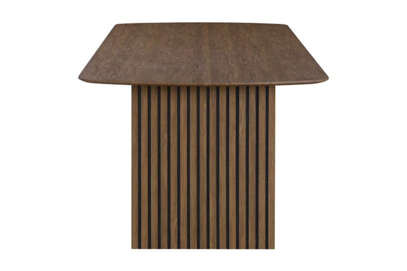 Richeto Matbord Rökt Ek 240 cm - Brun / Ribbad - Möbler - Bord & matgrupper - Matbord & köksbord