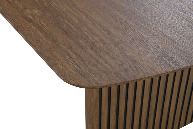 Richeto Matbord Rökt Ek 240 cm - Brun / Ribbad - Möbler - Bord & matgrupper - Matbord & köksbord