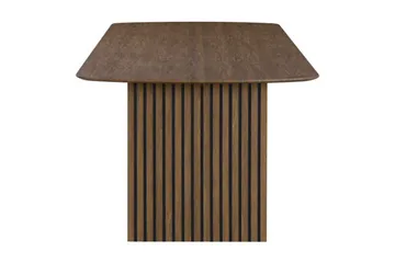 Richeto Matbord Rökt Ek 240 cm - Brun / Ribbad - Möbler - Bord & matgrupper - Matbord & köksbord