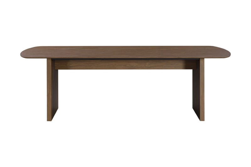 Richeto Ovalt Matbord Rökt Ek 180 cm - Brun / Ribbad - Möbler - Bord & matgrupper - Matbord & köksbord