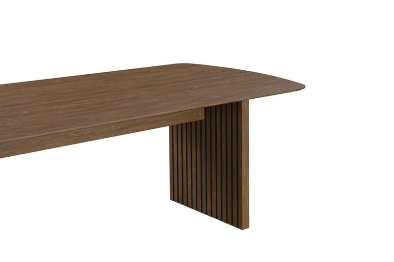 Richeto Ovalt Matbord Rökt Ek 180 cm - Brun / Ribbad - Möbler - Bord & matgrupper - Matbord & köksbord