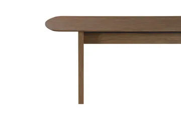Richeto Stort Ribbat Matbord 240x100 cm med Trä- och Rökt Ek-utseende - Mörkbrun - Möbler - Bord & matgrupper - Matbord & köksbord