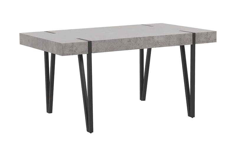 Roundtop Matbord 150 cm - Grå/Svart - Matbord & köksbord
