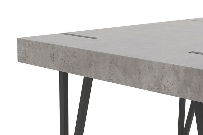 Roundtop Matbord 150 cm - Grå/Svart - Matbord & köksbord