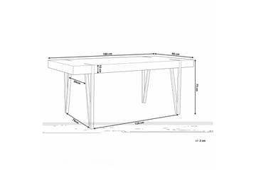 Roundtop Matbord 180x90 cm - Trä/natur - Möbler - Bord & matgrupper - Matbord & köksbord