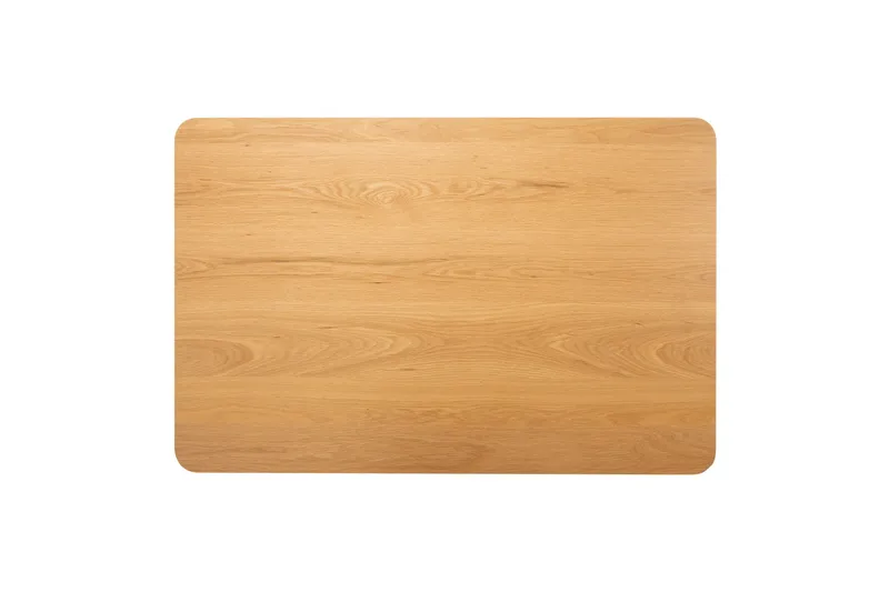 Roxby Rektangulärt Matbord 120x80 cm i Trä med Metallben - Svart|Brun - Möbler - Bord & matgrupper - Matbord & köksbord