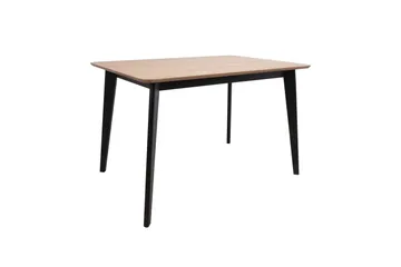 Roxby Rektangulärt Matbord 120x80 cm i Trä med Metallben - Svart|Brun - Möbler - Bord & matgrupper - Matbord & köksbord