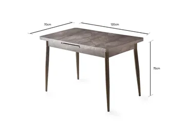 Saidie Matbord 120 cm - Mink - Möbler - Bord & matgrupper - Matbord & köksbord
