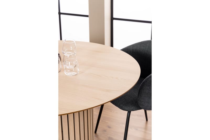 Sakie Matbord 120 cm Rund - Vit - Möbler - Bord & matgrupper - Matbord & köksbord