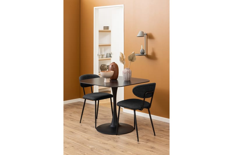 Salm Matbord 90x90 cm - Svart - Möbler - Bord & matgrupper - Matbord & köksbord
