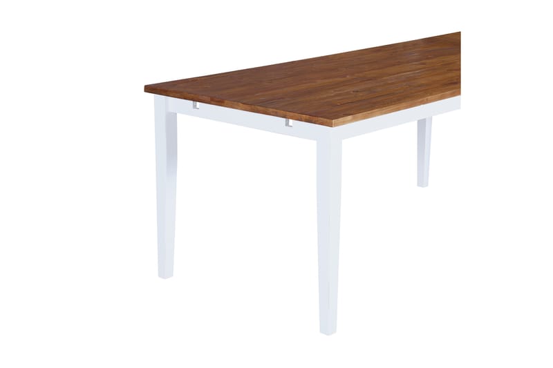 Sandavagur Förlängningsbart Matbord 90 cm - Natur/Vit - Matbord & köksbord