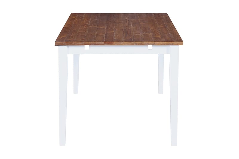 Sandavagur Förlängningsbart Matbord 90 cm - Natur/Vit - Matbord & köksbord