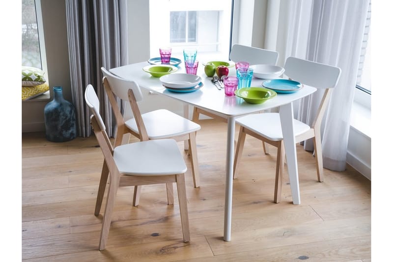 Sanford Matbord 160 cm - Vit - Möbler - Bord & matgrupper - Matbord & köksbord