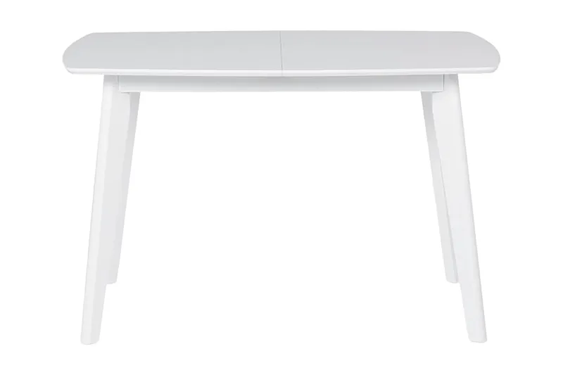 Sanford Utdragbart Rektangulärt Matbord 120–160 cm i Trä, Vit