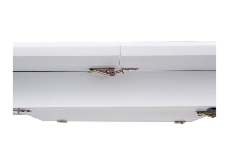 Sanford Utdragbart Rektangulärt Matbord 120–160 cm i Trä - Vit - Möbler - Bord & matgrupper - Matbord & köksbord