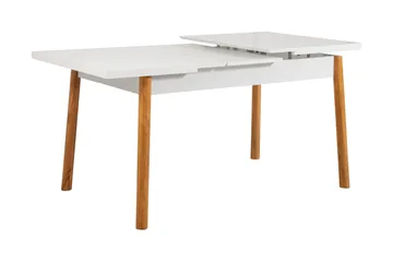 Sanina Matbord 120x75x120 cm - Vit/Ek - Möbler - Bord & matgrupper - Matbord & köksbord