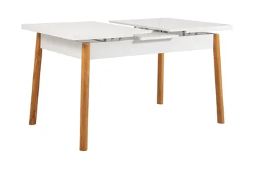 Sanina Matbord 120x75x120 cm - Vit/Ek - Möbler - Bord & matgrupper - Matbord & köksbord