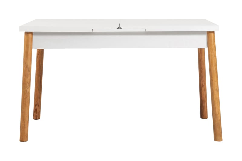 Sanina Matbord 120x75x120 cm - Vit/Ek - Möbler - Bord & matgrupper - Matbord & köksbord