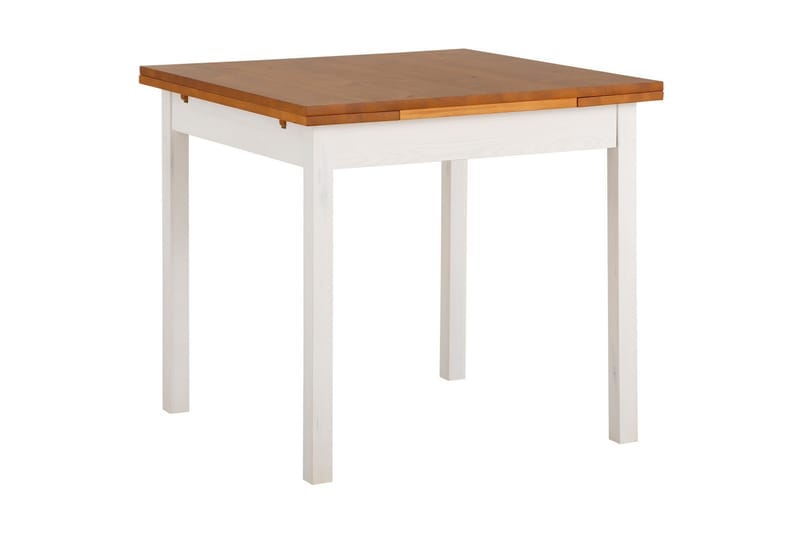 Scapa Förlängningsbart Matbord 80-120 cm - Vit/Brun - Matbord & köksbord