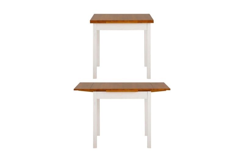 Scapa Förlängningsbart Matbord 80-120 cm - Vit/Brun - Möbler - Bord & matgrupper - Matbord & köksbord