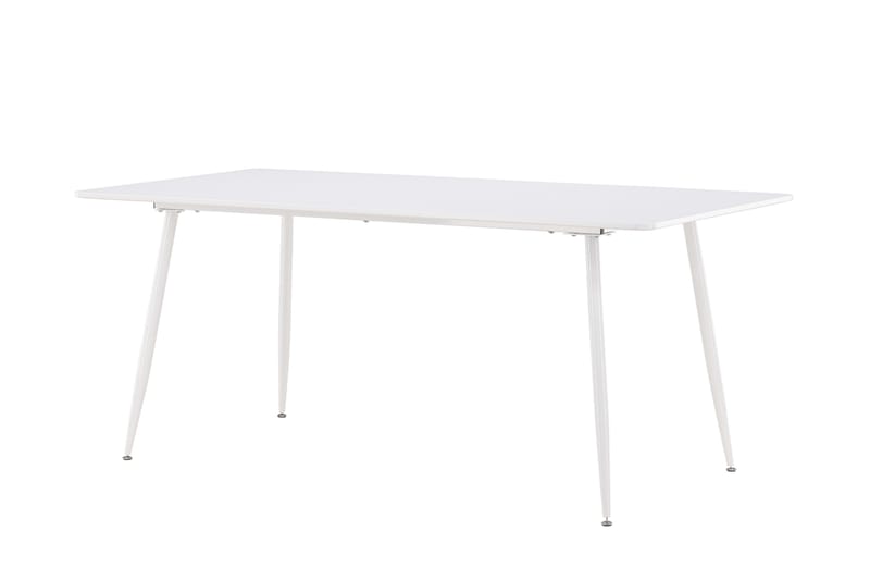 Silar Rektangulärt Matbord 180 cm med Metallutseende - Vit - Möbler - Bord & matgrupper - Matbord & köksbord