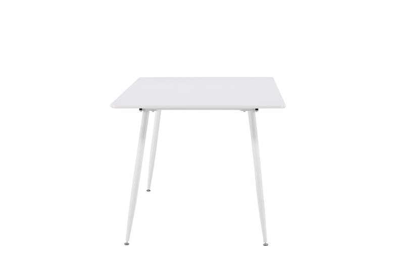 Silar Rektangulärt Matbord 180 cm med Metallutseende - Vit - Möbler - Bord & matgrupper - Matbord & köksbord