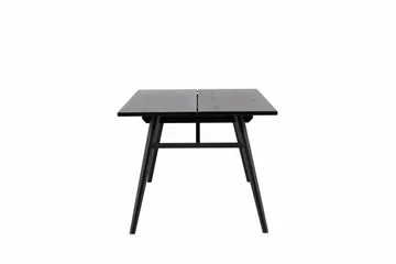 Sleek Matbord 195 cm Förlängningsbart - Svart - Möbler - Bord & matgrupper - Matbord & köksbord