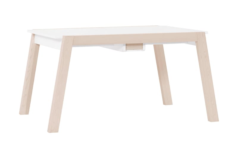 Spot Förlängningsbart Matbord Trä/Natur/Vit - VOX - Matbord & köksbord - Klaffbord & Hopfällbart bord