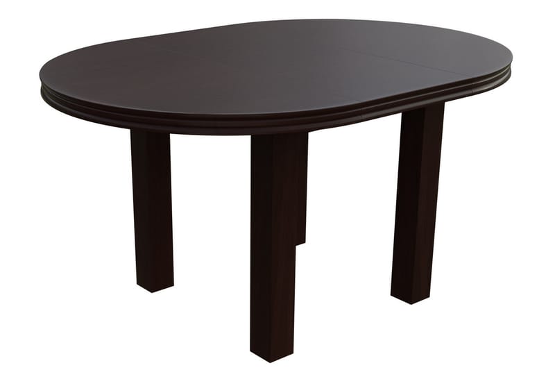 Tabell Förlängningsbart matbord 100 cm - Vit - Matbord & köksbord