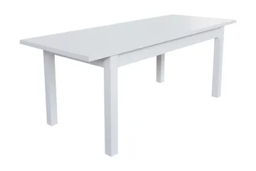 Tabell Förlängningsbart Matbord 160x80x78 cm - Vit - Möbler - Bord & matgrupper - Matbord & köksbord
